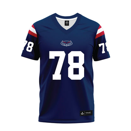 FAU - NCAA Football : Daughtry Richardson - Blue Premium Football Jersey-0