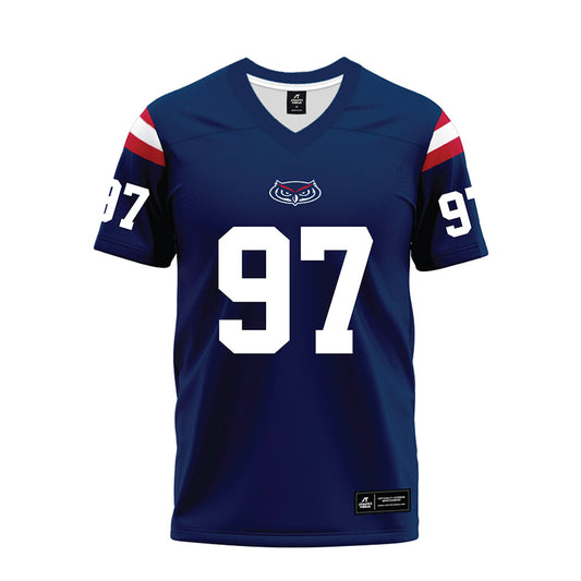 FAU - NCAA Football : Devonta Davis - Blue Premium Football Jersey