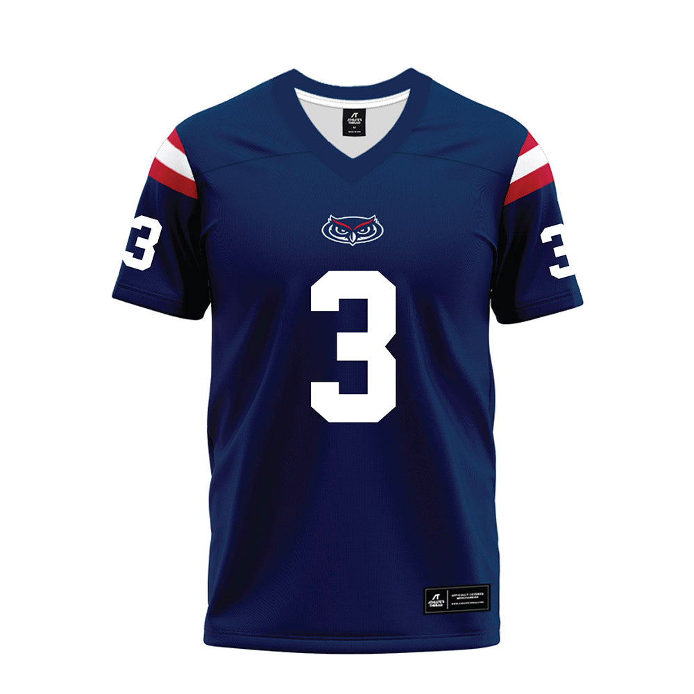 FAU - NCAA Football : Jayshon Platt - Blue Premium Football Jersey