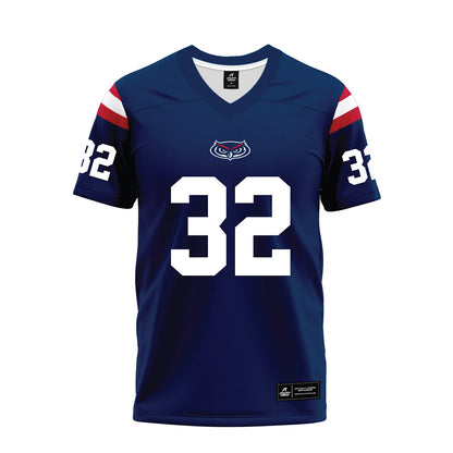 FAU - NCAA Football : Damarius McGhee - Blue Premium Football Jersey-0