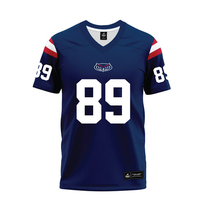 FAU - NCAA Football : Michael Kirch - Blue Premium Football Jersey-0