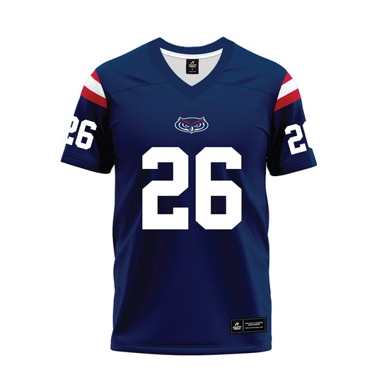 FAU - NCAA Football : Chase Hanning - Blue Premium Football Jersey-0