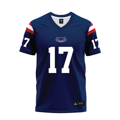 FAU - NCAA Football : Char'Quez Lee - Blue Premium Football Jersey