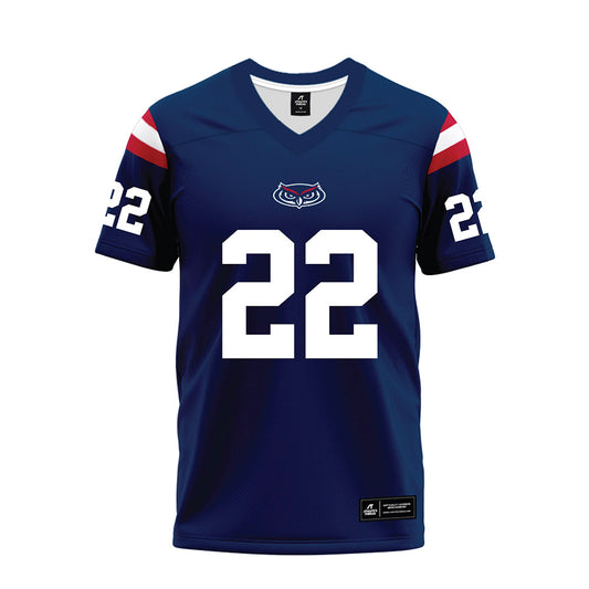 FAU - NCAA Football : Lawrence Johnson - Blue Premium Football Jersey