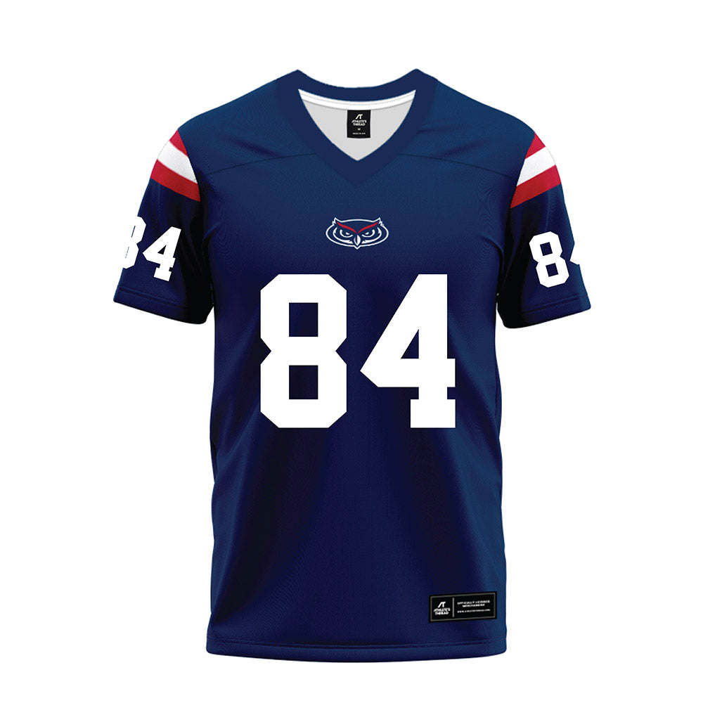 FAU - NCAA Football : Nick Venezia - Blue Premium Football Jersey