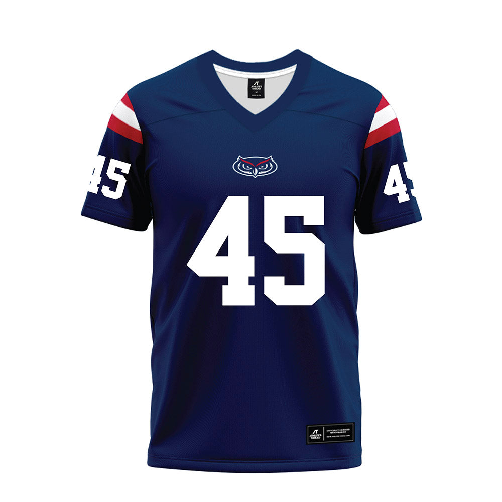 FAU - NCAA Football : Walker ADKINSON - Blue Premium Football Jersey-0