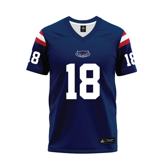 FAU - NCAA Football : Zion Paret - Blue Premium Football Jersey-0