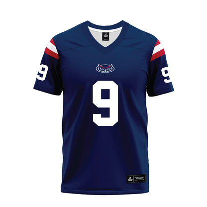 FAU - NCAA Football : Naejaun Barber - Blue Premium Football Jersey-0