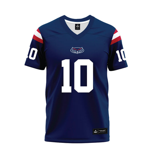 FAU - NCAA Football : Eric Brantley Jr - Blue Premium Football Jersey-0