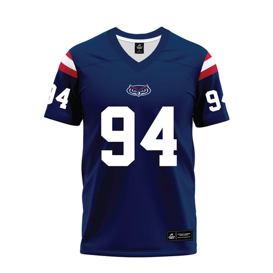 FAU - NCAA Football : Corey Clark - Blue Premium Football Jersey-0