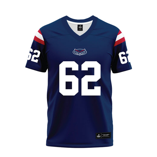 FAU - NCAA Football : Enyce Sledge - Blue Premium Football Jersey-0