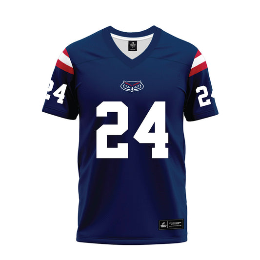 FAU - NCAA Football : Loren Hall - Blue Premium Football Jersey-0