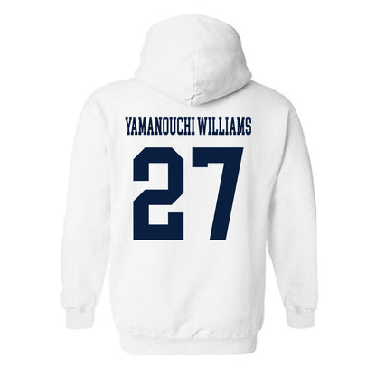Oral Roberts - NCAA Men's Basketball : Yuto Yamanouchi williams - Classic Shersey Hooded Sweatshirt-1