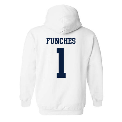 Oral Roberts - NCAA Women's Basketball : Zai Funches - Classic Shersey Hooded Sweatshirt-1
