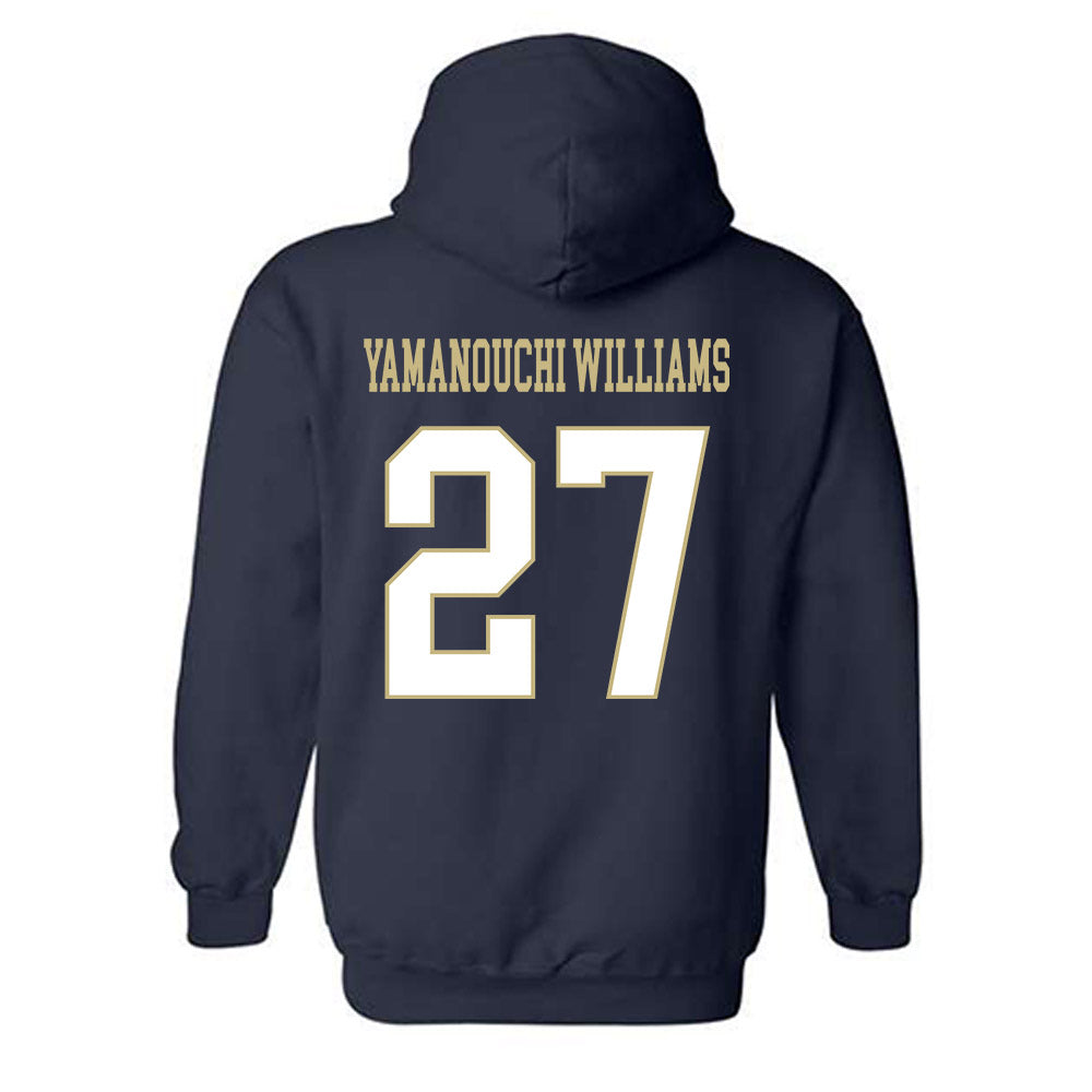Oral Roberts - NCAA Men's Basketball : Yuto Yamanouchi williams - Classic Shersey Hooded Sweatshirt-1