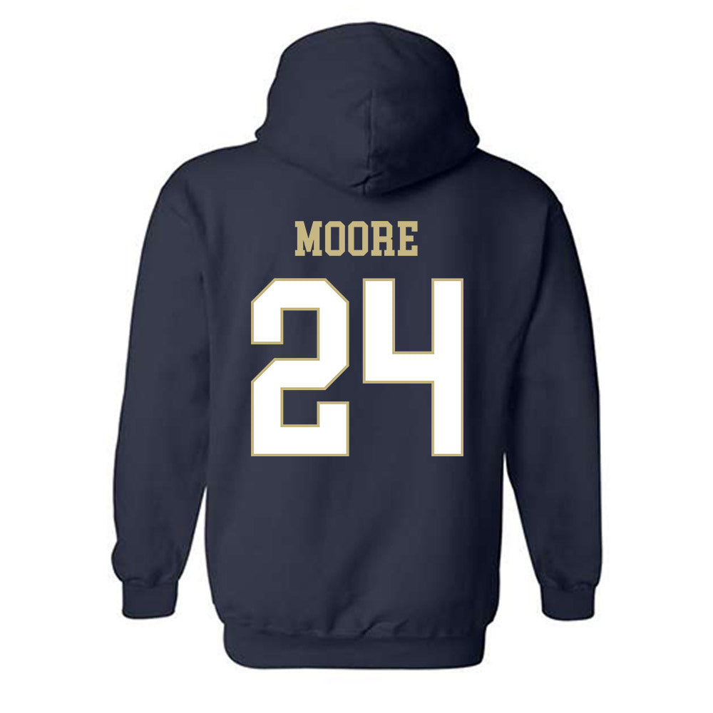 Oral Roberts - NCAA Men's Basketball : Josiah Moore - Classic Shersey Hooded Sweatshirt-1