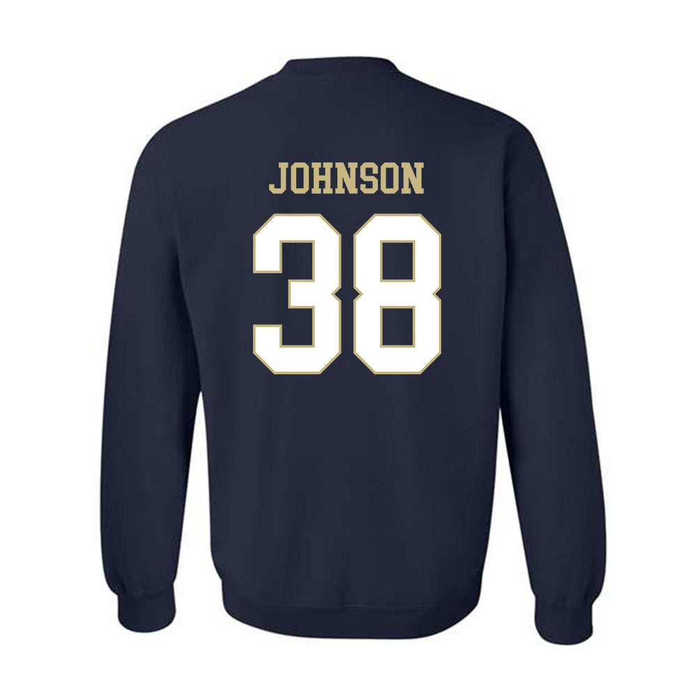 Oral Roberts - NCAA Baseball : Comner Johnson - Classic Shersey Crewneck Sweatshirt-1