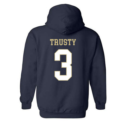 Oral Roberts - NCAA Women's Basketball : Anna Trusty - Classic Shersey Hooded Sweatshirt-1