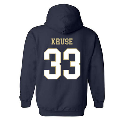 Oral Roberts - NCAA Men's Basketball : Seth Kruse - Classic Shersey Hooded Sweatshirt-1