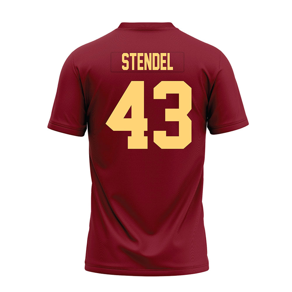 Minnesota - NCAA Football : Ethan Stendel - Maroon Premium Football Jersey-1