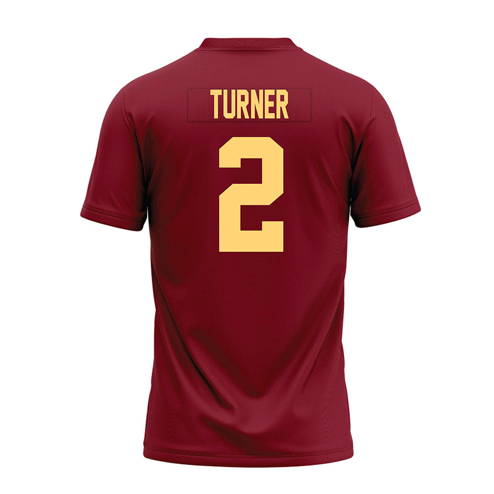 Minnesota - NCAA Football : A.J. Turner - Maroon Premium Football Jersey-1