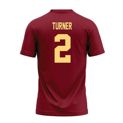 Minnesota - NCAA Football : A.J. Turner - Maroon Premium Football Jersey-1