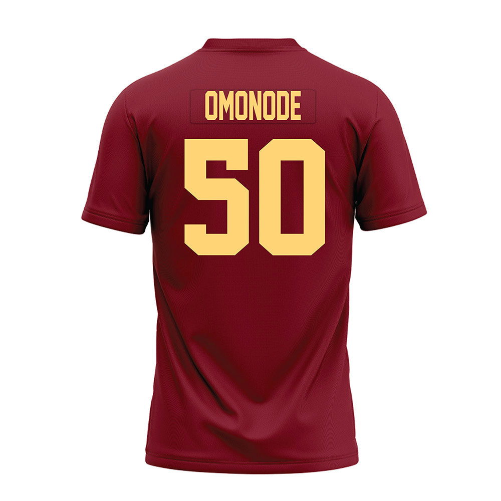 Minnesota - NCAA Football : Mo Omonode - Maroon Premium Football Jersey-1