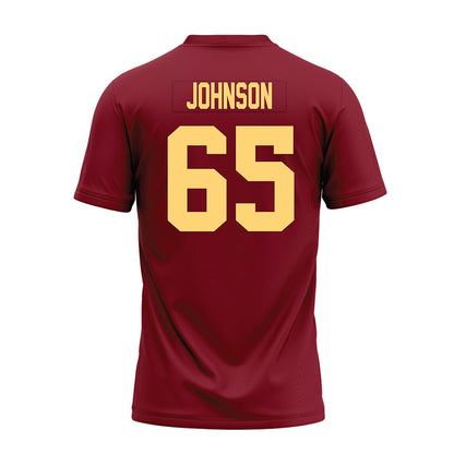 Minnesota - NCAA Football : Greg Johnson - Maroon Premium Football Jersey-1