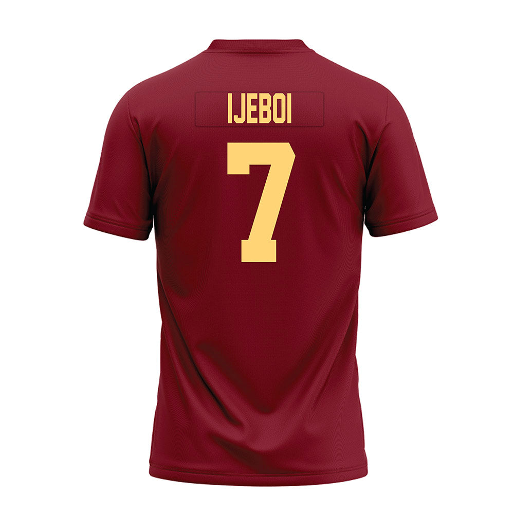 Minnesota - NCAA Football : Fame Ijeboi - Maroon Premium Football Jersey-1