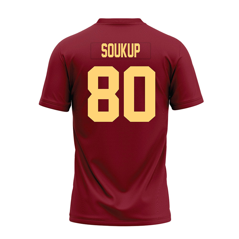Minnesota - NCAA Football : Alan Soukup - Maroon Premium Football Jersey-1