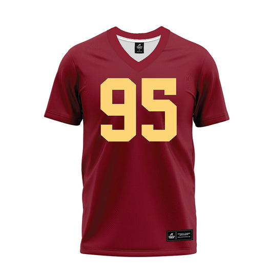 Minnesota - NCAA Football : Colin Hansen - Maroon Premium Football Jersey-0