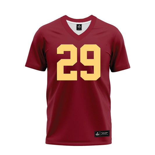 Minnesota - NCAA Football : Ethan Carrier - Maroon Premium Football Jersey-0