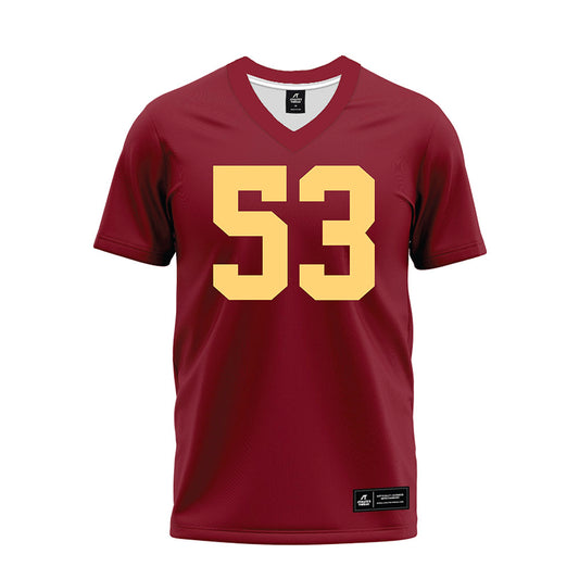 Minnesota - NCAA Football : Nate Cleveland - Maroon Premium Football Jersey-0