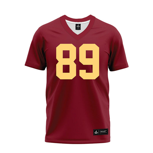 Minnesota - NCAA Football : Nate Becker - Maroon Premium Football Jersey-0