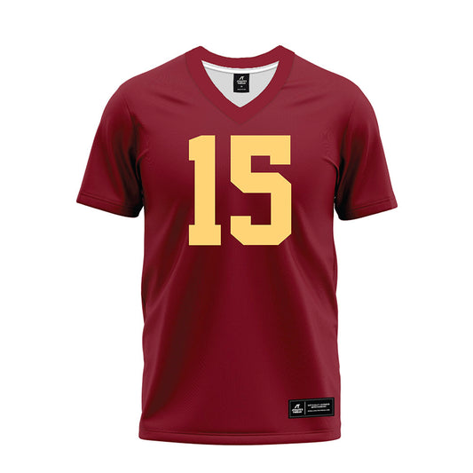 Minnesota - NCAA Football : Kenric Lanier II - Maroon Premium Football Jersey-0