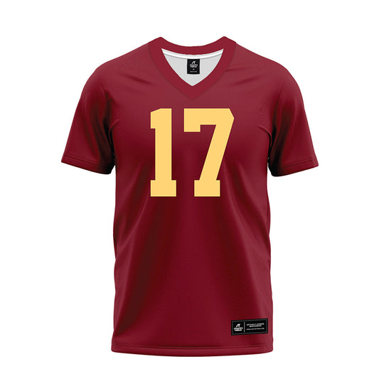 Minnesota - NCAA Football : John Nestor - Maroon Premium Football Jersey-0