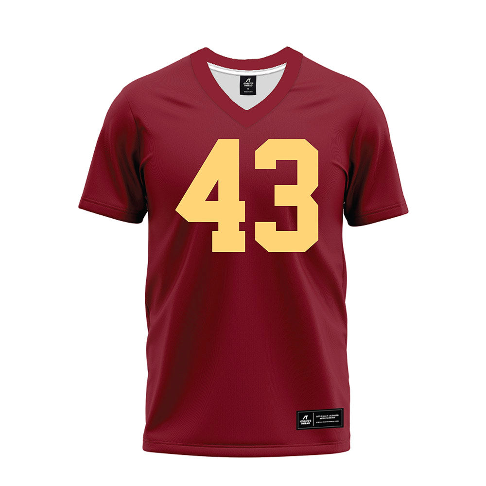 Minnesota - NCAA Football : Ethan Stendel - Maroon Premium Football Jersey-0