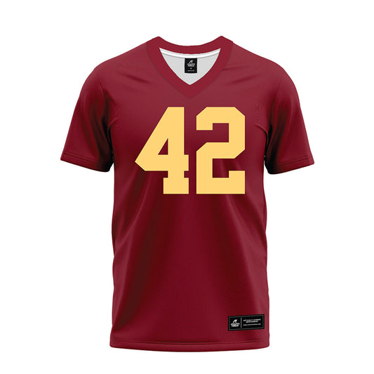 Minnesota - NCAA Football : Tom Weston - Maroon Premium Football Jersey-0