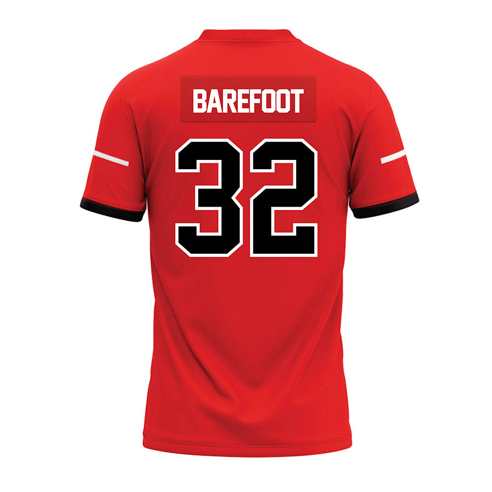 Campbell - NCAA Football : Vince Barefoot - Premium Football Jersey-1