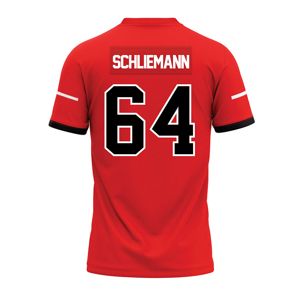 Campbell - NCAA Football : Christian Schliemann - Premium Football Jersey-1