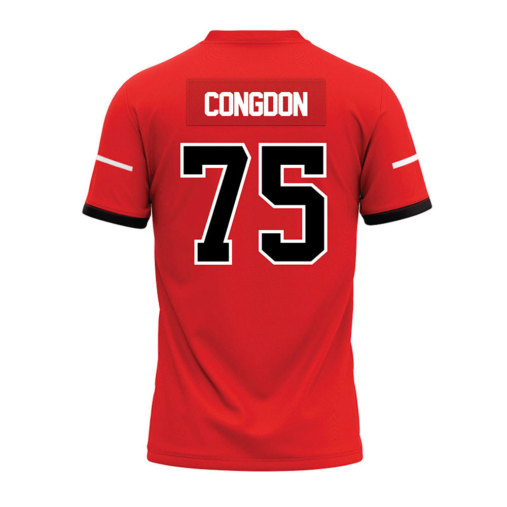 Campbell - NCAA Football : Dylan Congdon - Premium Football Jersey-1