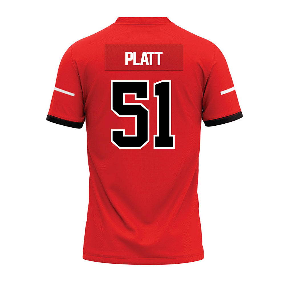 Campbell - NCAA Football : Julian Platt - Premium Football Jersey-1