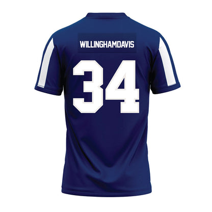 BU - NCAA Football : Zac Willingham-Davis - Premium Football Jersey-1