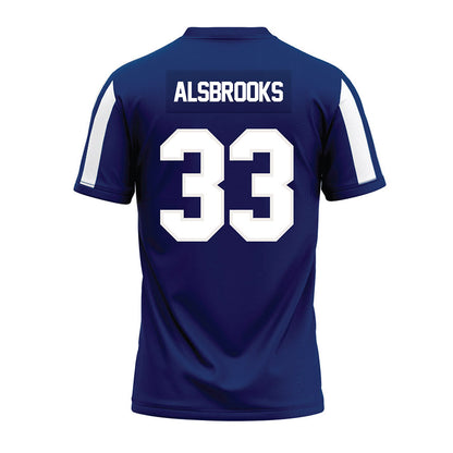 BU - NCAA Football : Trey Alsbrooks - Premium Football Jersey-1