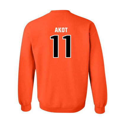 Oklahoma State - NCAA Women's Basketball : Achol Akot - Classic Shersey Crewneck Sweatshirt-1