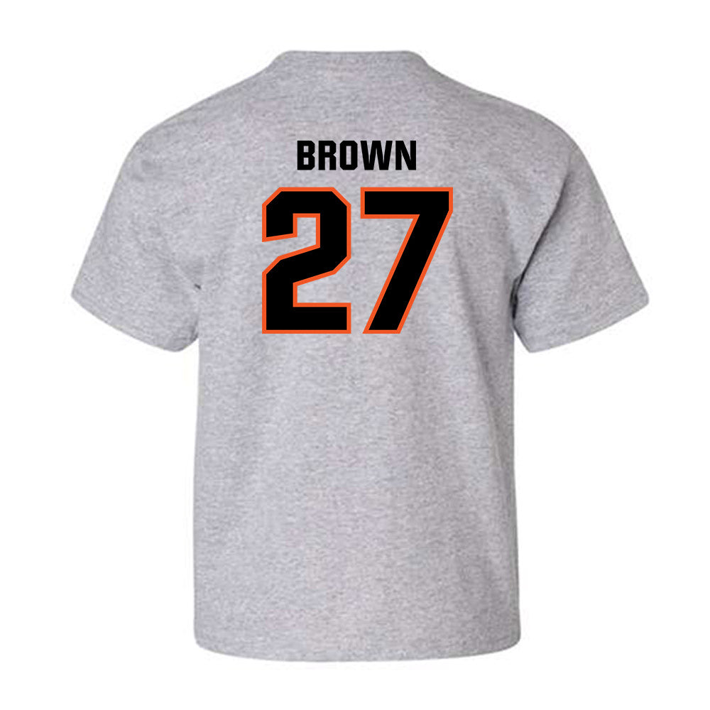 Oklahoma State - NCAA Baseball : Matthew Brown - Classic Shersey Youth T-Shirt-1