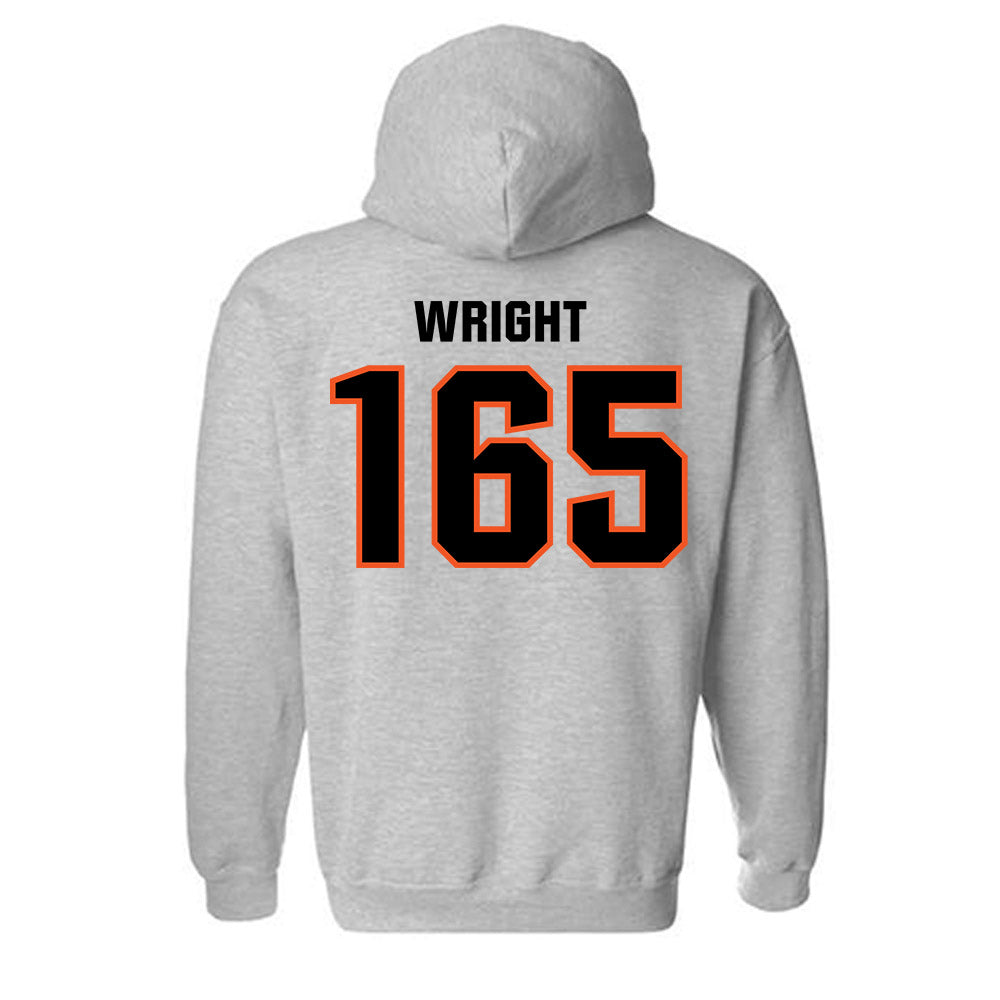 Oklahoma State - NCAA Wrestling : Jaxen Wright - Classic Shersey Hooded Sweatshirt