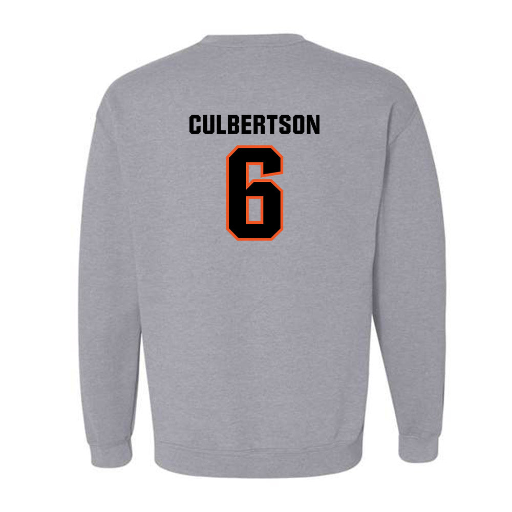 Oklahoma State - NCAA Baseball : Drew Culbertson - Classic Shersey Crewneck Sweatshirt-1