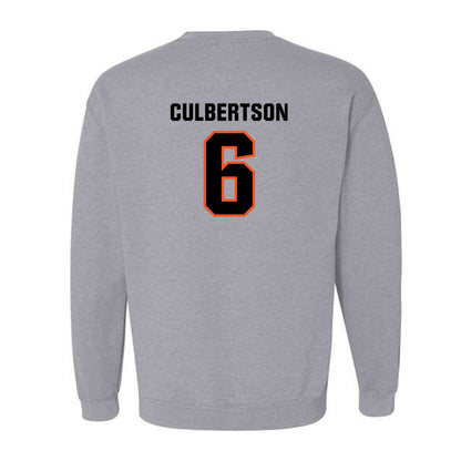 Oklahoma State - NCAA Baseball : Drew Culbertson - Classic Shersey Crewneck Sweatshirt-1