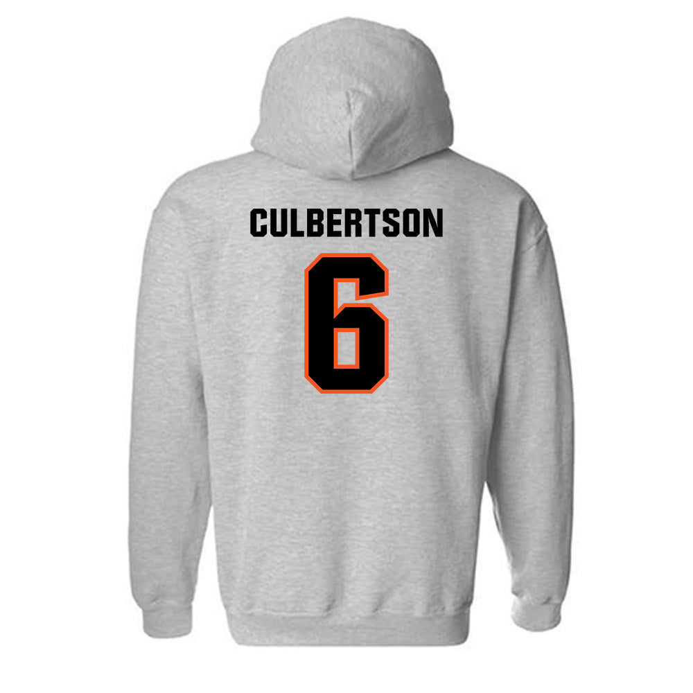 Oklahoma State - NCAA Baseball : Drew Culbertson - Classic Shersey Hooded Sweatshirt-1